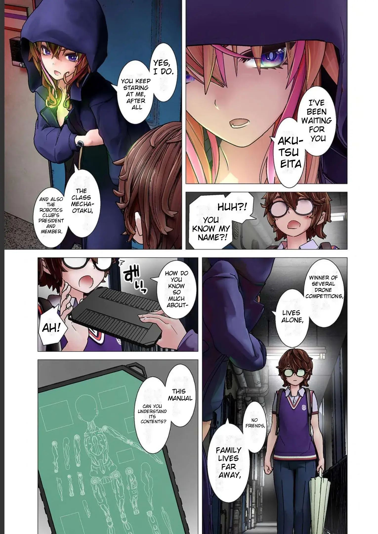 Makina-san's a Love Bot?! — Chapter 1 — Page 13