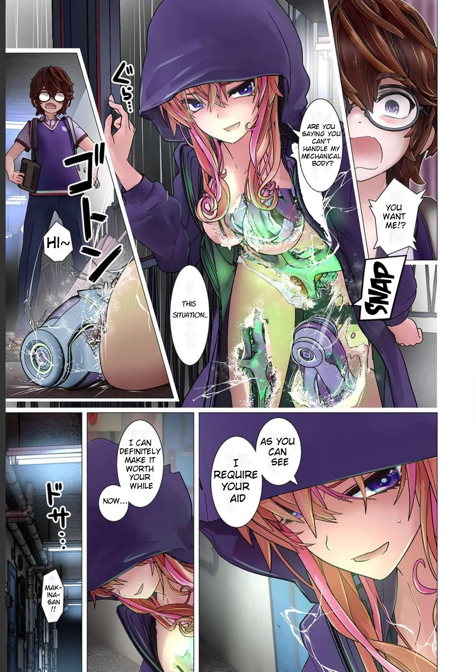 Makina-san's a Love Bot?! — Chapter 1 — Page 15