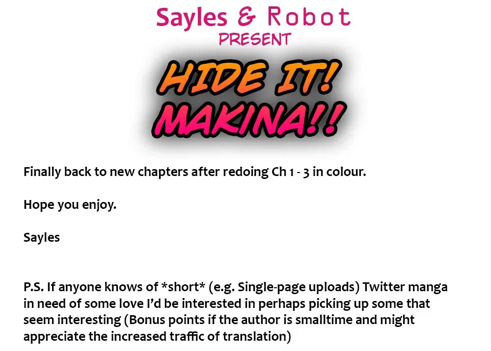 Makina-san's a Love Bot?! — Chapter 4 — Page 24