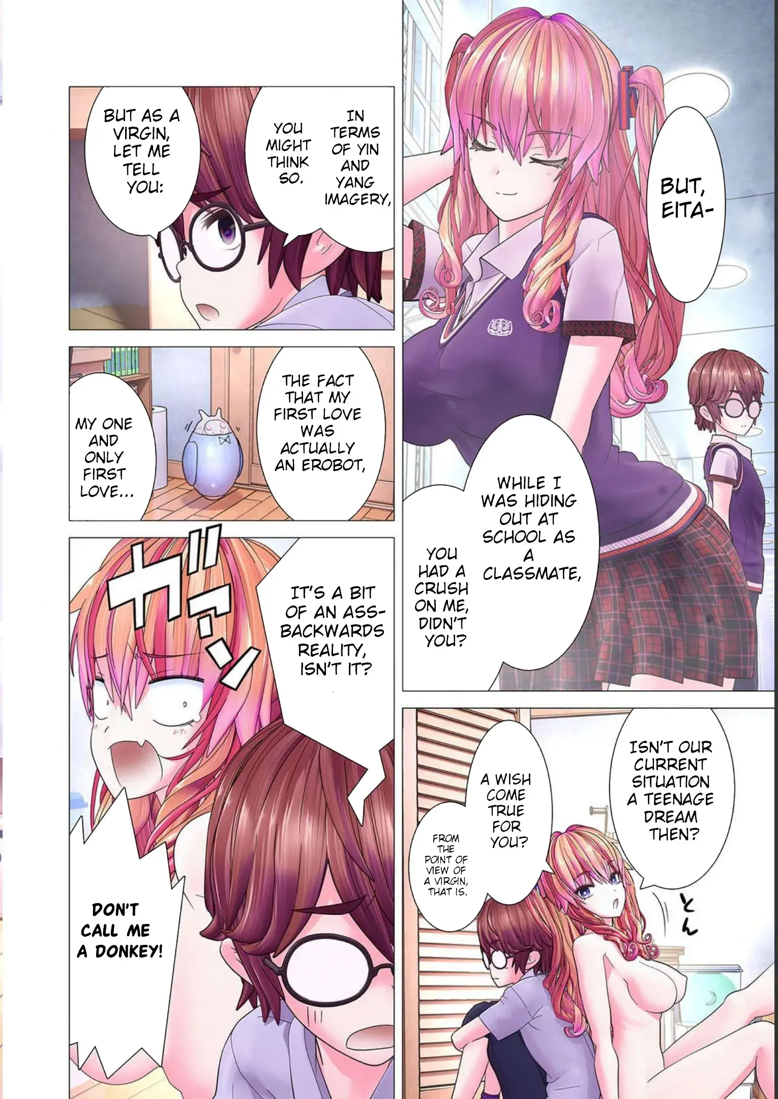 Makina-san's a Love Bot?! — Chapter 5.5 — Page 8