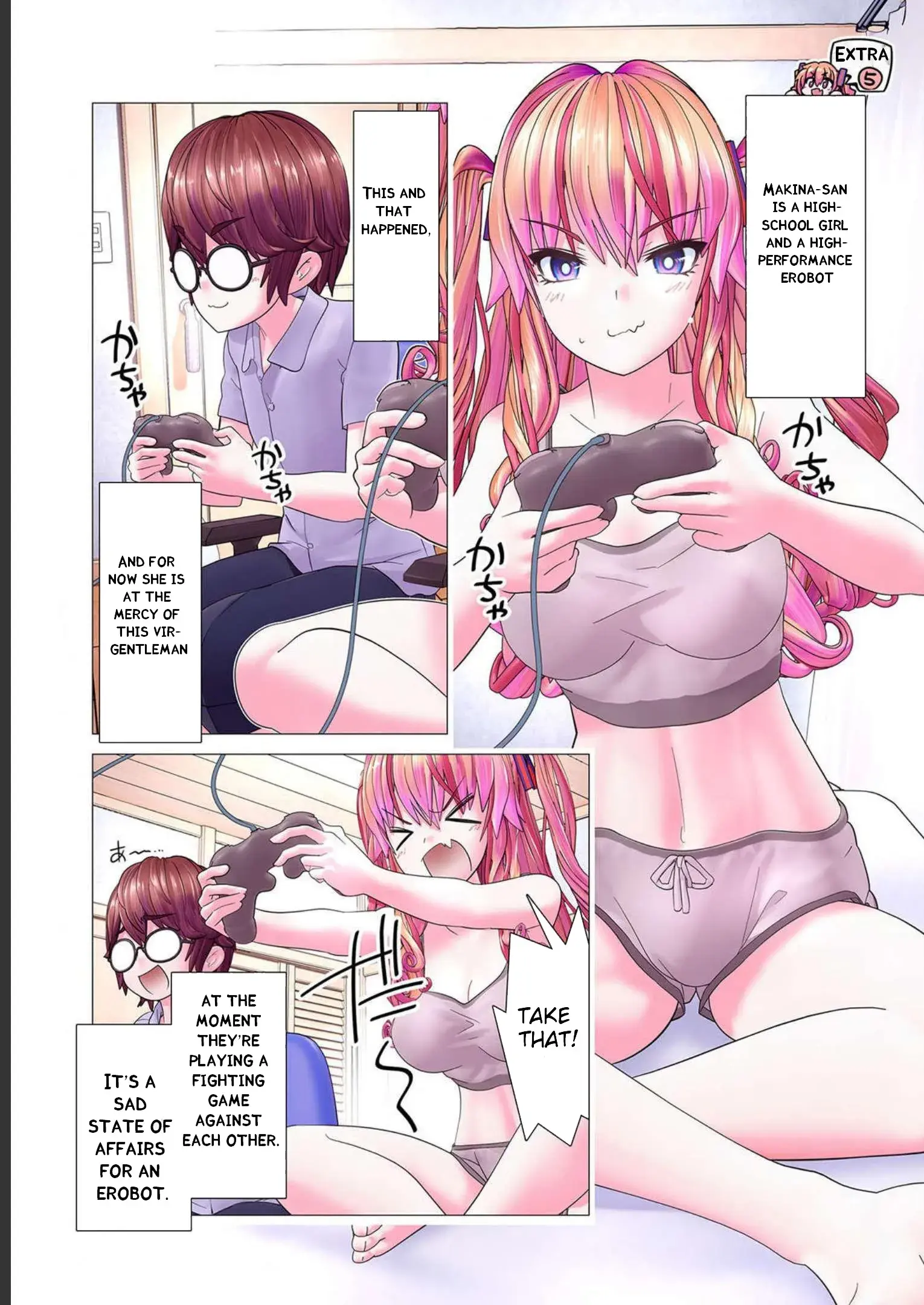 Makina-san's a Love Bot?! — Chapter 5.5 — Page 16