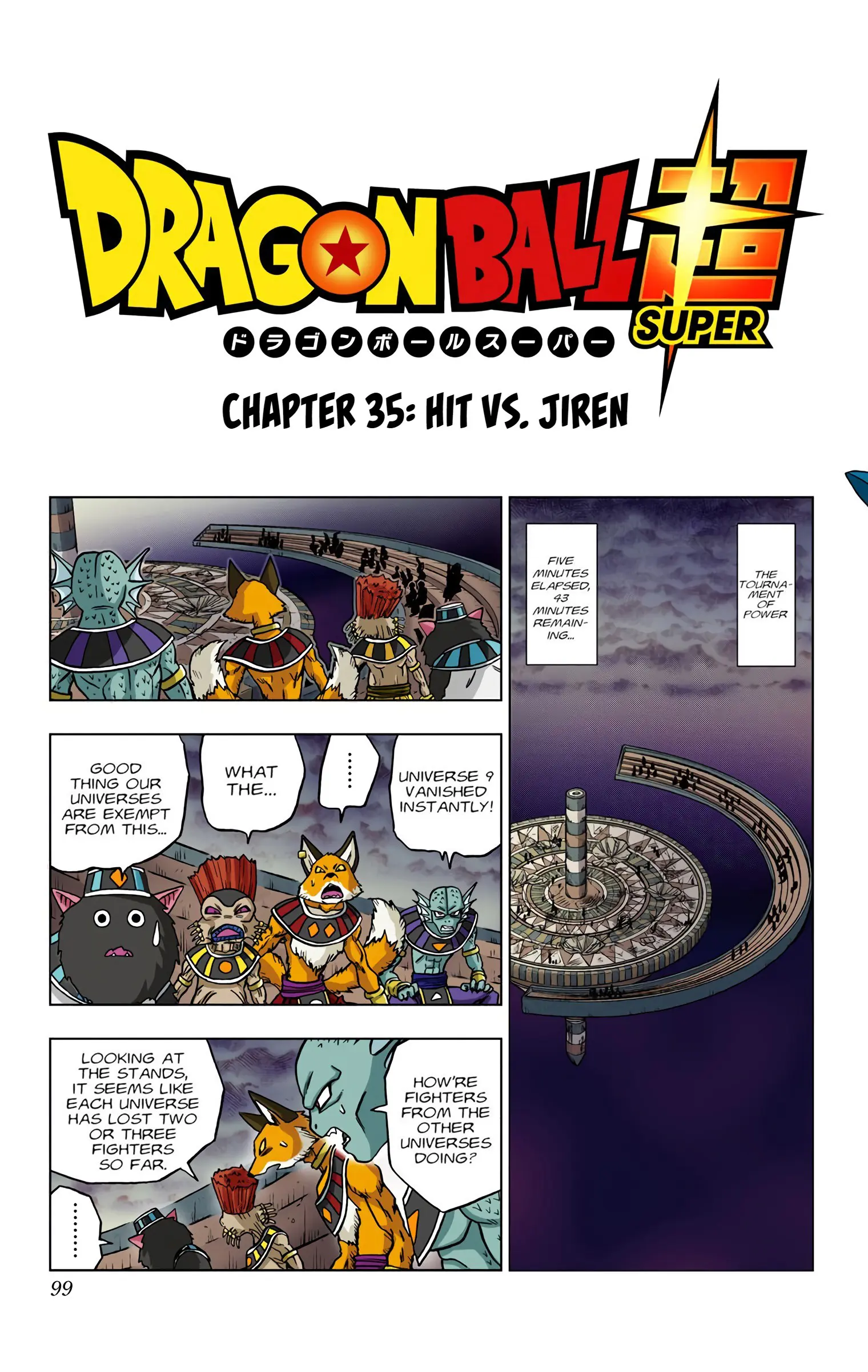 Dragon Ball Super Colored Manga — Chapter 35 — Page 1