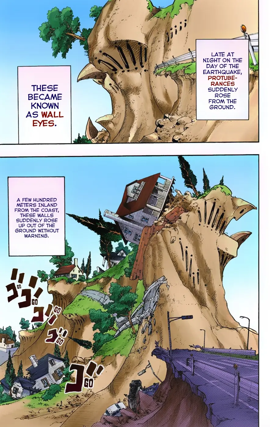 JoJo's Bizarre Adventure, Part 8: JoJolion Colored Manga — Chapter 1 — Page 13