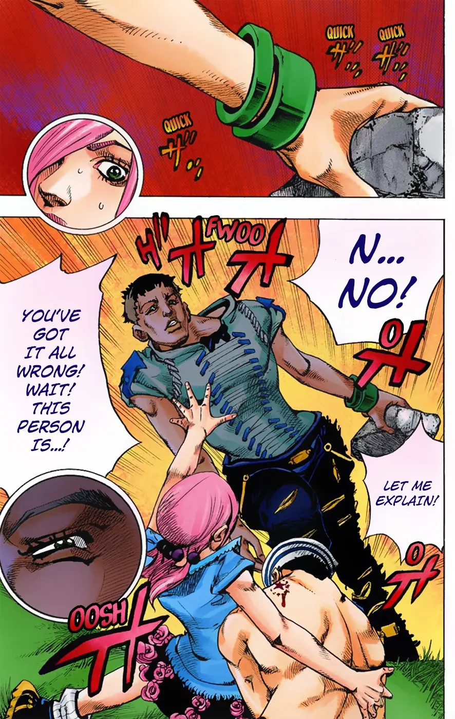 JoJo's Bizarre Adventure, Part 8: JoJolion Colored Manga — Chapter 1 — Page 28