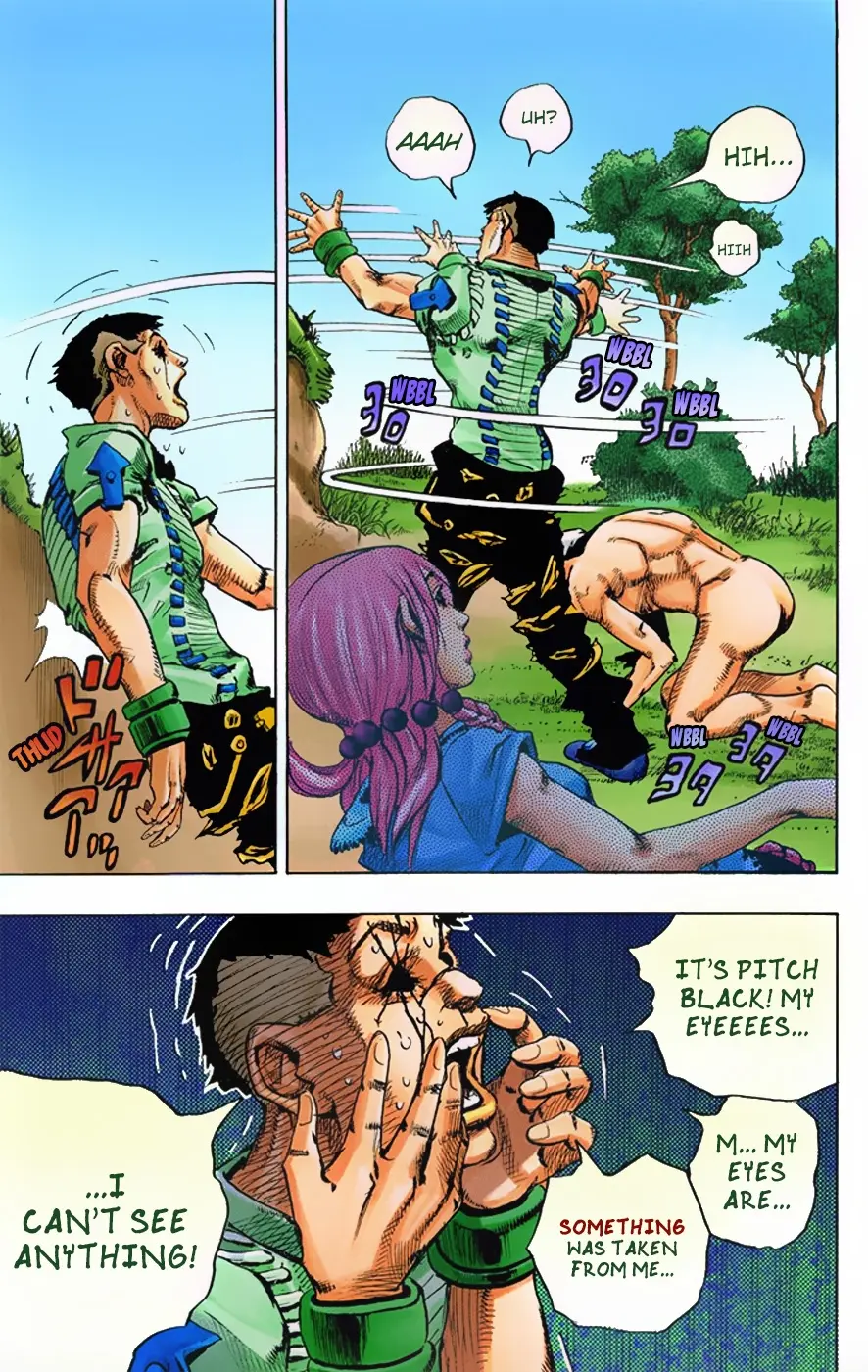 JoJo's Bizarre Adventure, Part 8: JoJolion Colored Manga — Chapter 1 — Page 38