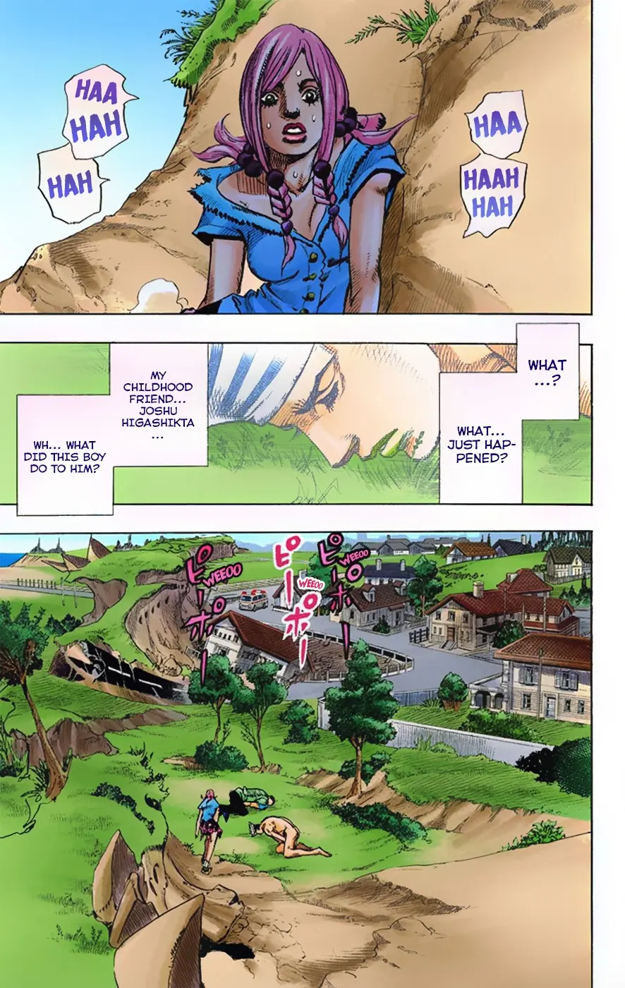 JoJo's Bizarre Adventure, Part 8: JoJolion Colored Manga — Chapter 1 — Page 40