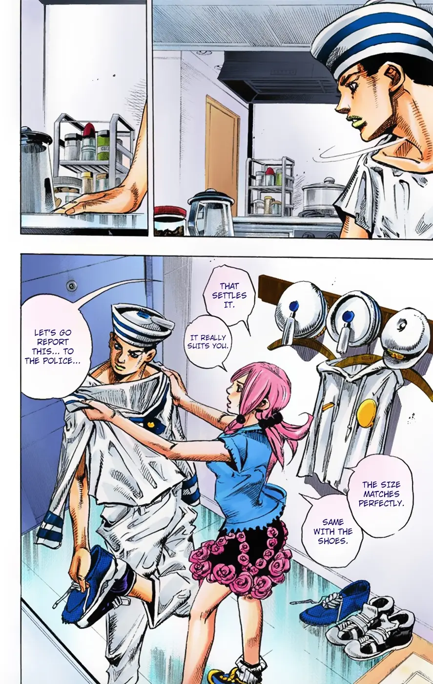 JoJo's Bizarre Adventure, Part 8: JoJolion Colored Manga — Chapter 2 — Page 43