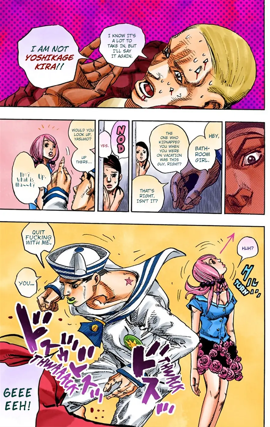 JoJo's Bizarre Adventure, Part 8: JoJolion Colored Manga — Chapter 6 — Page 19