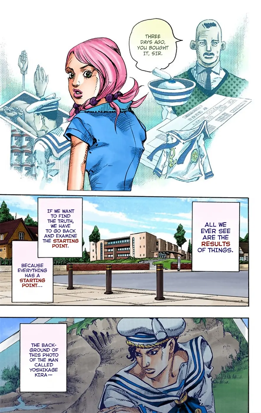 JoJo's Bizarre Adventure, Part 8: JoJolion Colored Manga — Chapter 6 — Page 39