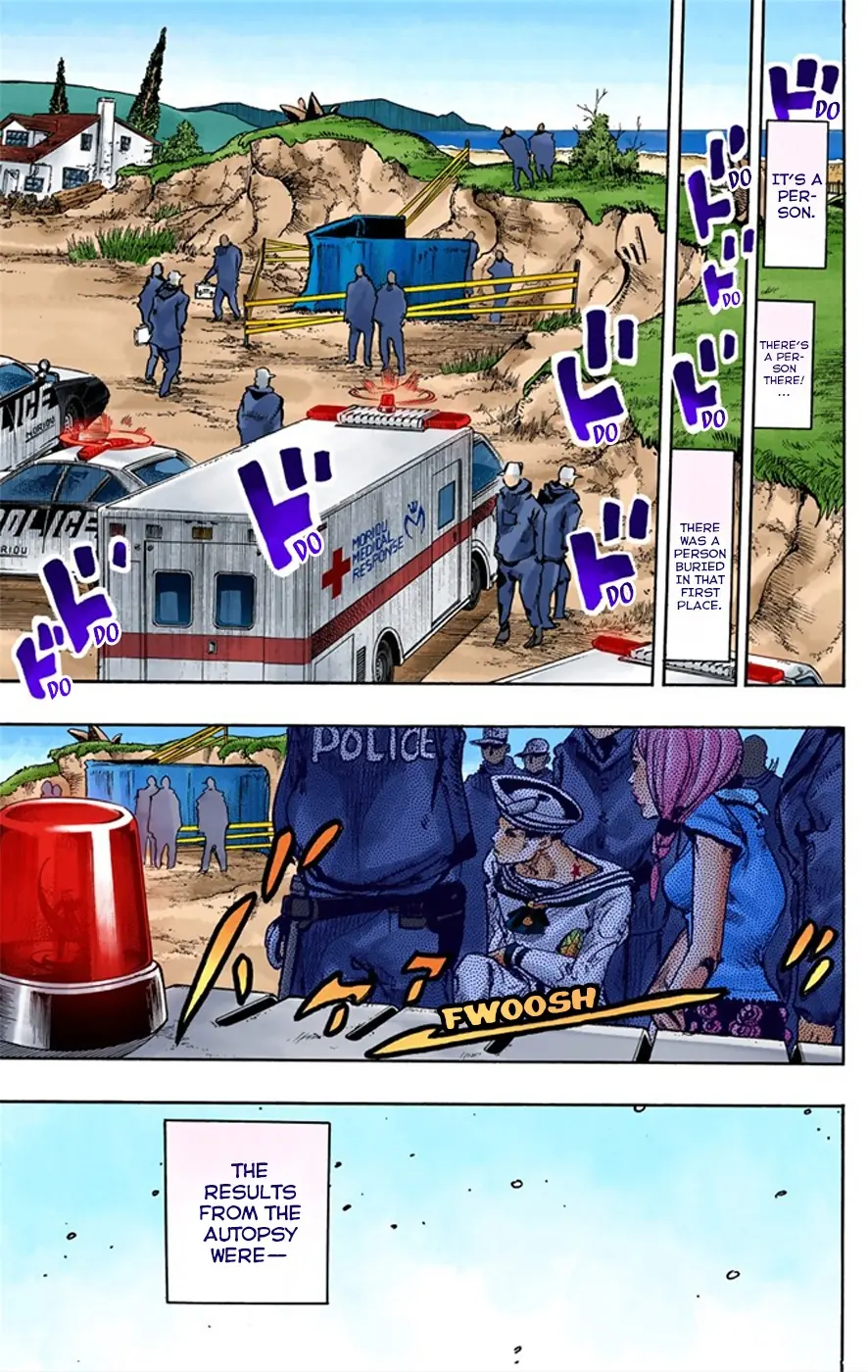 JoJo's Bizarre Adventure, Part 8: JoJolion Colored Manga — Chapter 6 — Page 45