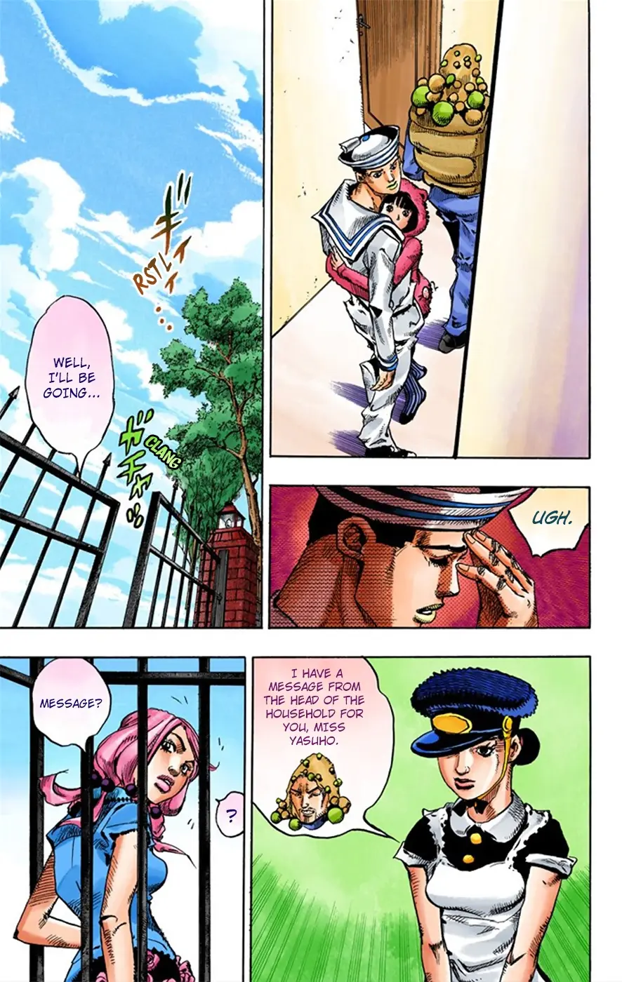 JoJo's Bizarre Adventure, Part 8: JoJolion Colored Manga — Chapter 7 — Page 31