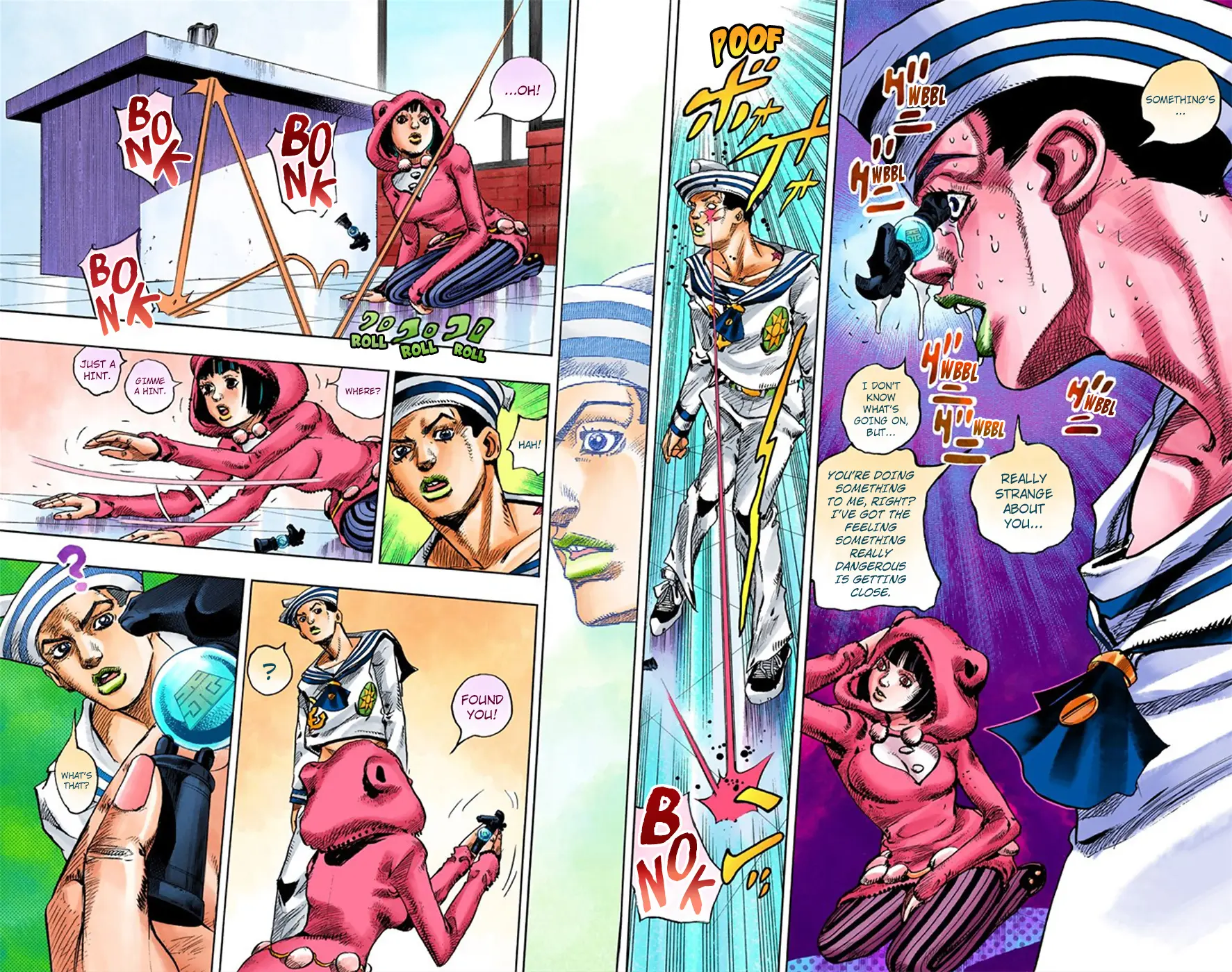JoJo's Bizarre Adventure, Part 8: JoJolion Colored Manga — Chapter 8 — Page 12