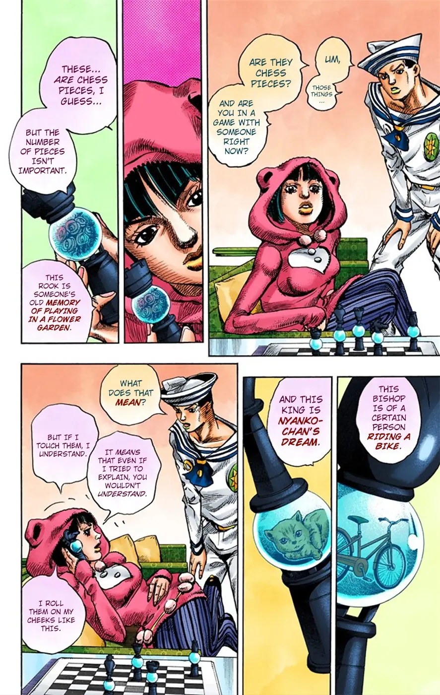 JoJo's Bizarre Adventure, Part 8: JoJolion Colored Manga — Chapter 8 — Page 15