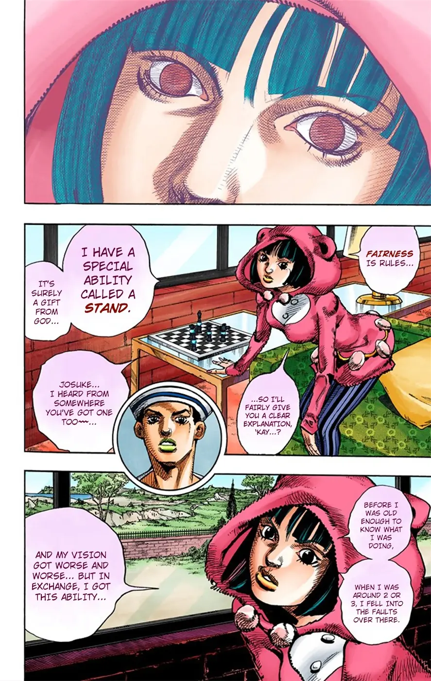 JoJo's Bizarre Adventure, Part 8: JoJolion Colored Manga — Chapter 8 — Page 17
