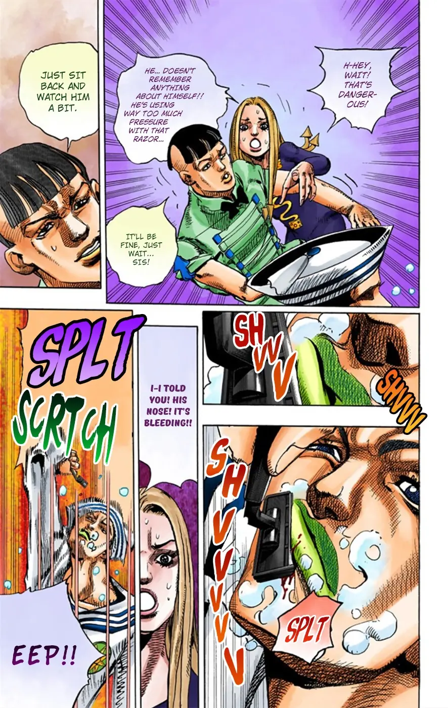 JoJo's Bizarre Adventure, Part 8: JoJolion Colored Manga — Chapter 11 — Page 12