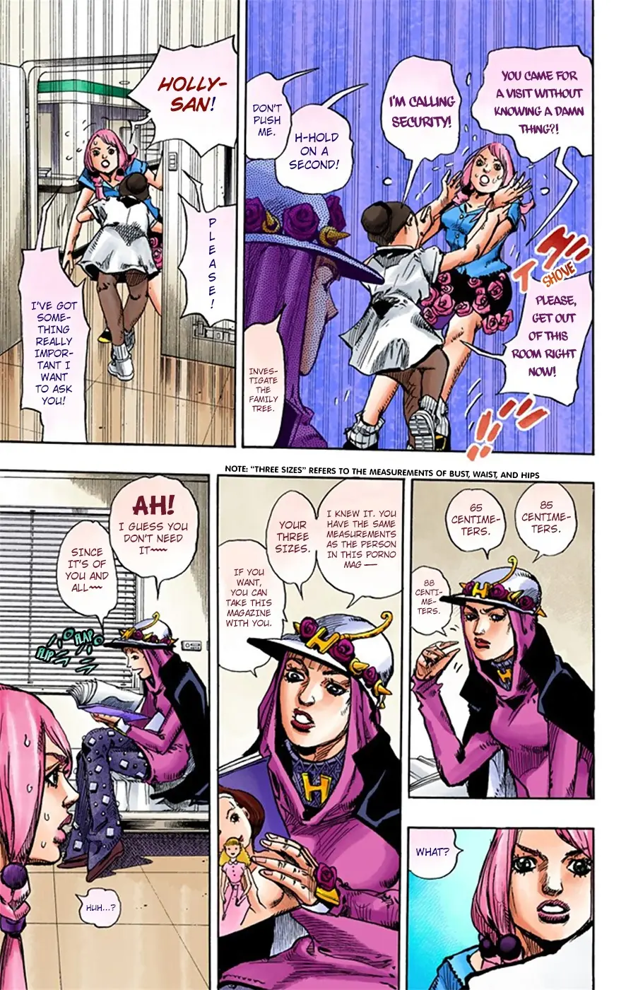 JoJo's Bizarre Adventure, Part 8: JoJolion Colored Manga — Chapter 14 — Page 15