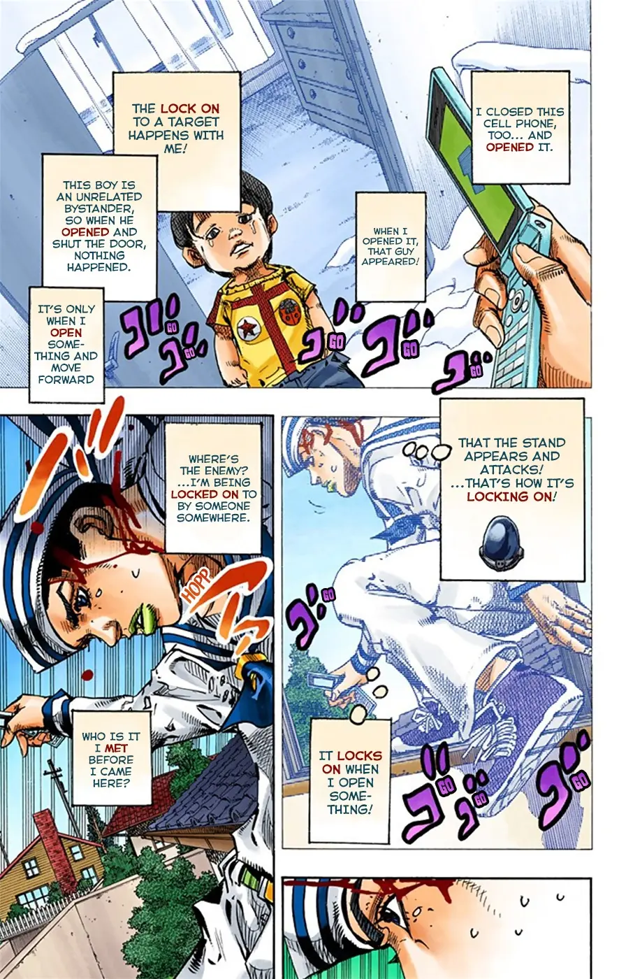 JoJo's Bizarre Adventure, Part 8: JoJolion Colored Manga — Chapter 14 — Page 47