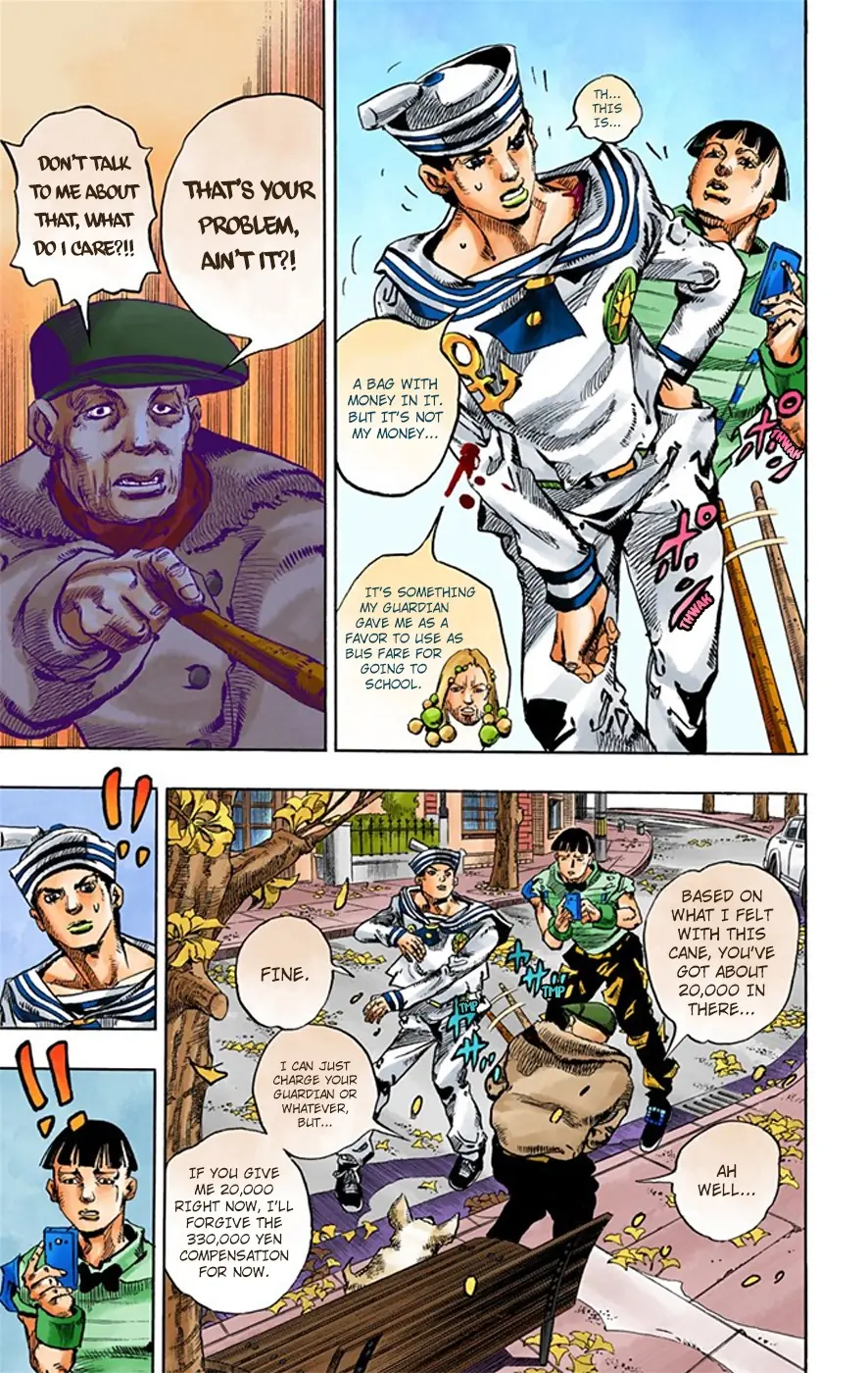 JoJo's Bizarre Adventure, Part 8: JoJolion Colored Manga — Chapter 19 — Page 16
