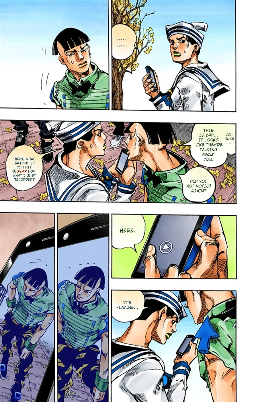 JoJo's Bizarre Adventure, Part 8: JoJolion Colored Manga — Chapter 19 — Page 27