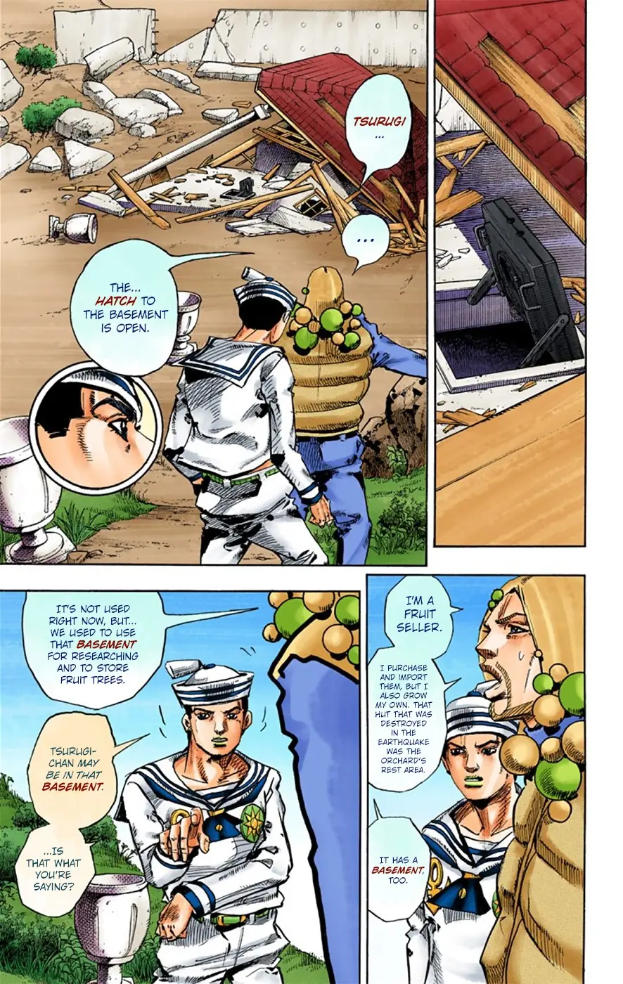 JoJo's Bizarre Adventure, Part 8: JoJolion Colored Manga — Chapter 27 — Page 34
