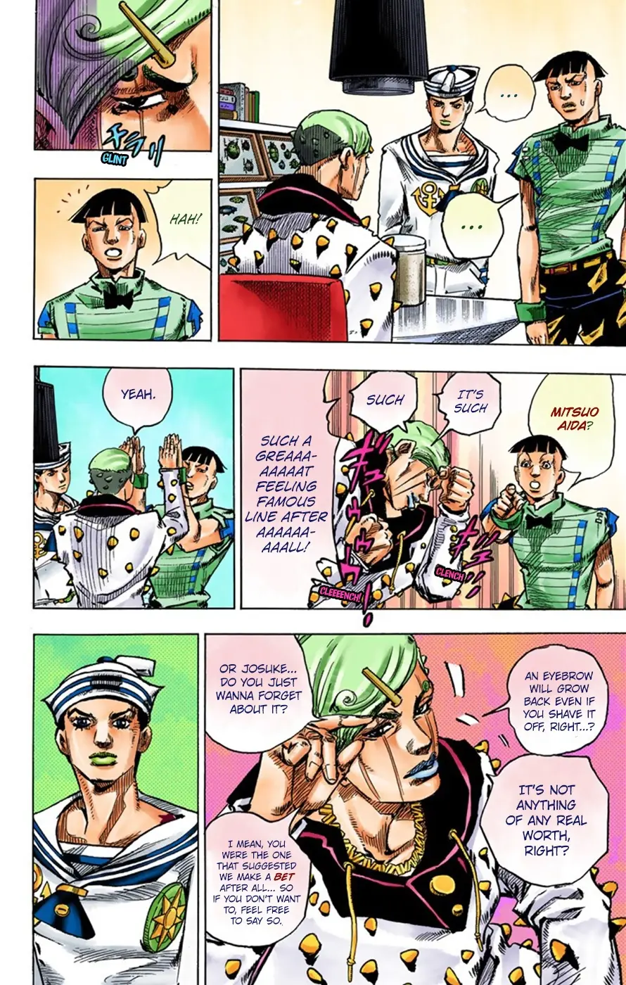 JoJo's Bizarre Adventure, Part 8: JoJolion Colored Manga — Chapter 35 — Page 12