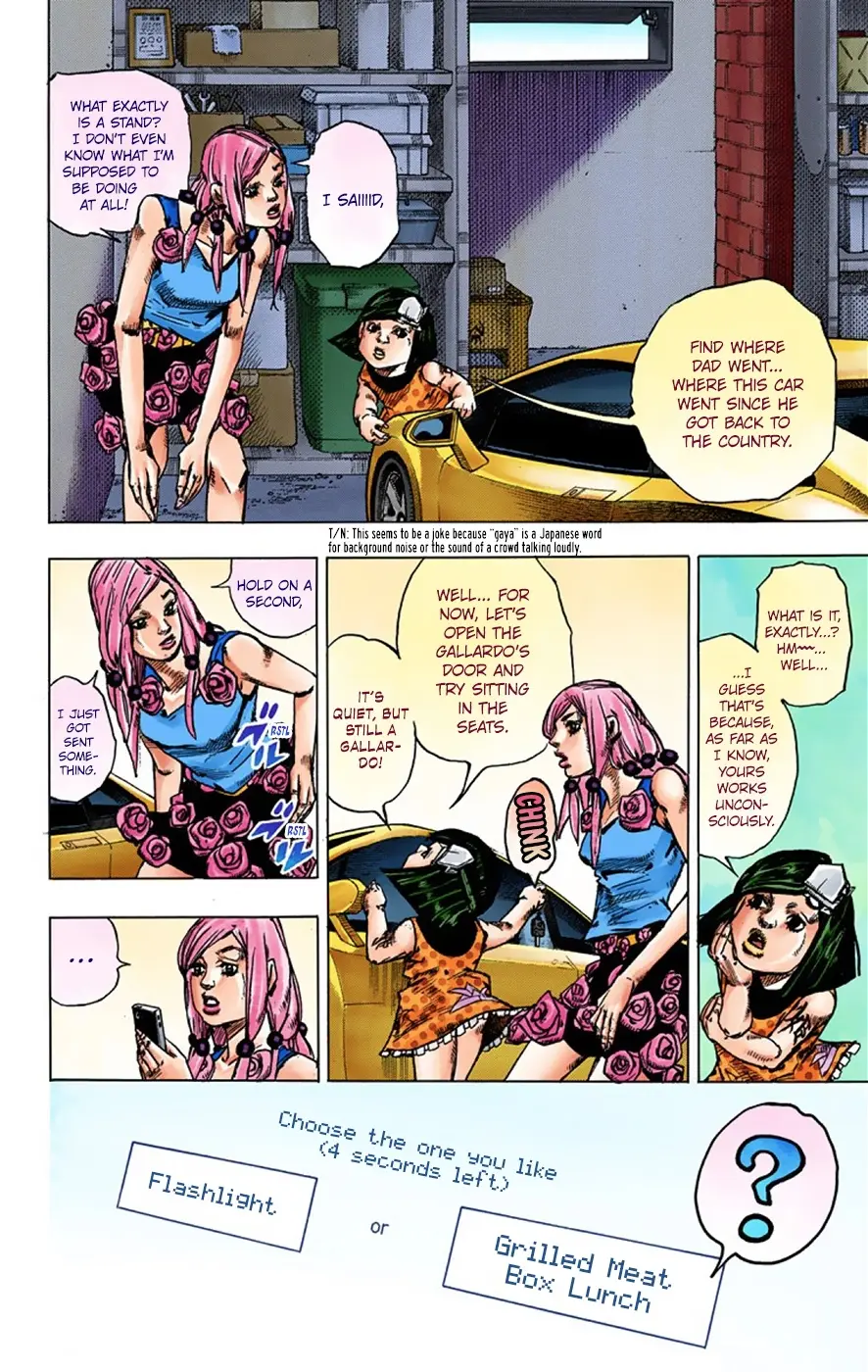 JoJo's Bizarre Adventure, Part 8: JoJolion Colored Manga — Chapter 38 — Page 7