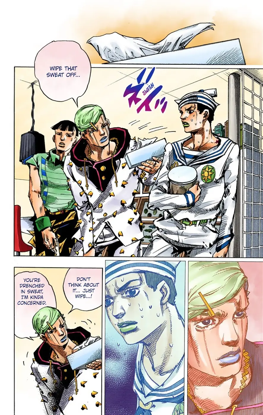 JoJo's Bizarre Adventure, Part 8: JoJolion Colored Manga — Chapter 38 — Page 12