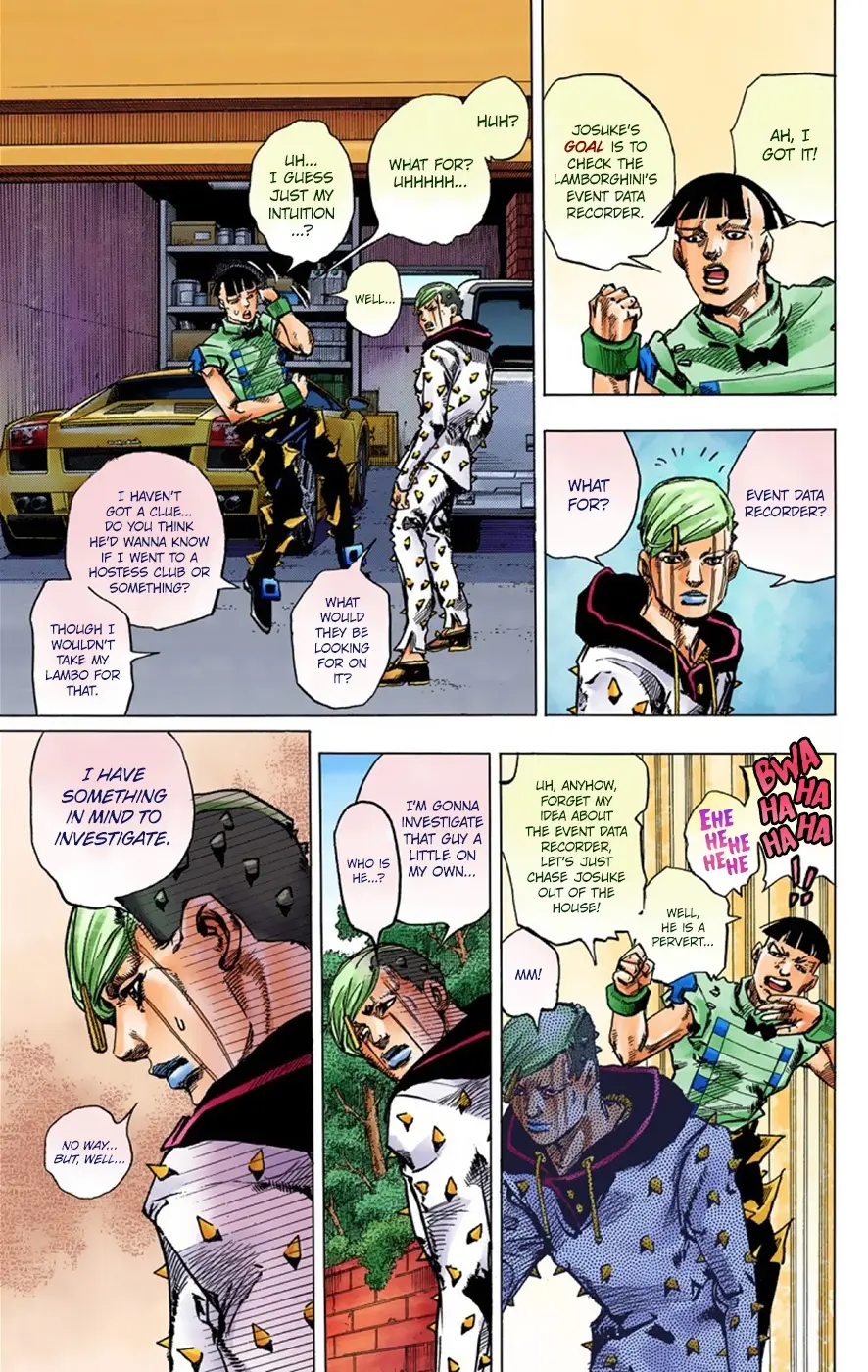 JoJo's Bizarre Adventure, Part 8: JoJolion Colored Manga — Chapter 38 — Page 34