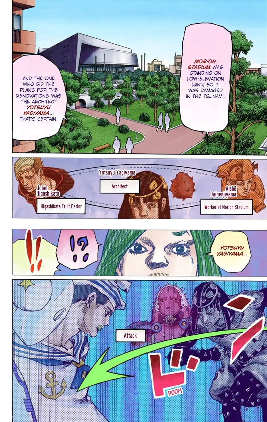 JoJo's Bizarre Adventure, Part 8: JoJolion Colored Manga — Chapter 39 — Page 11
