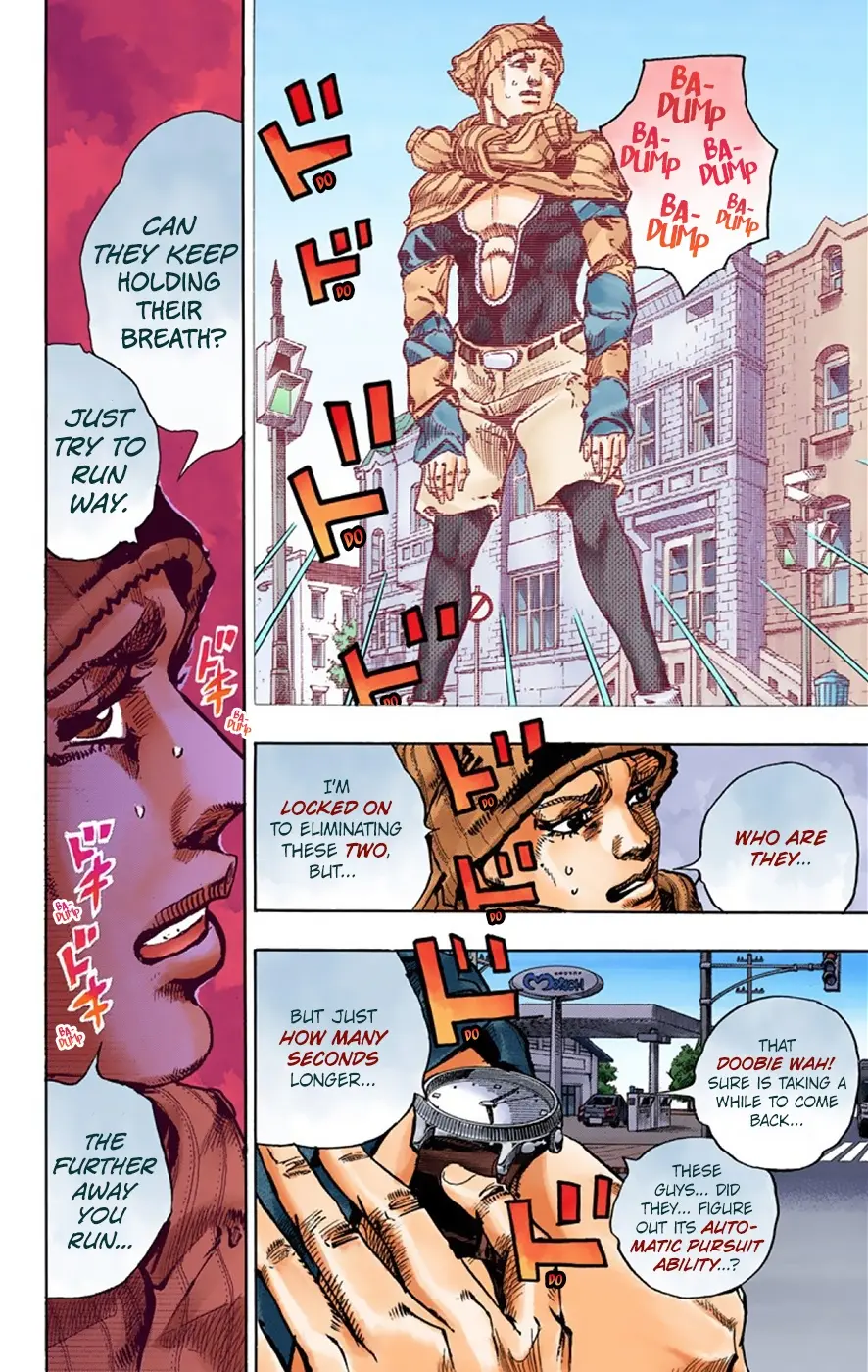 JoJo's Bizarre Adventure, Part 8: JoJolion Colored Manga — Chapter 42 — Page 9