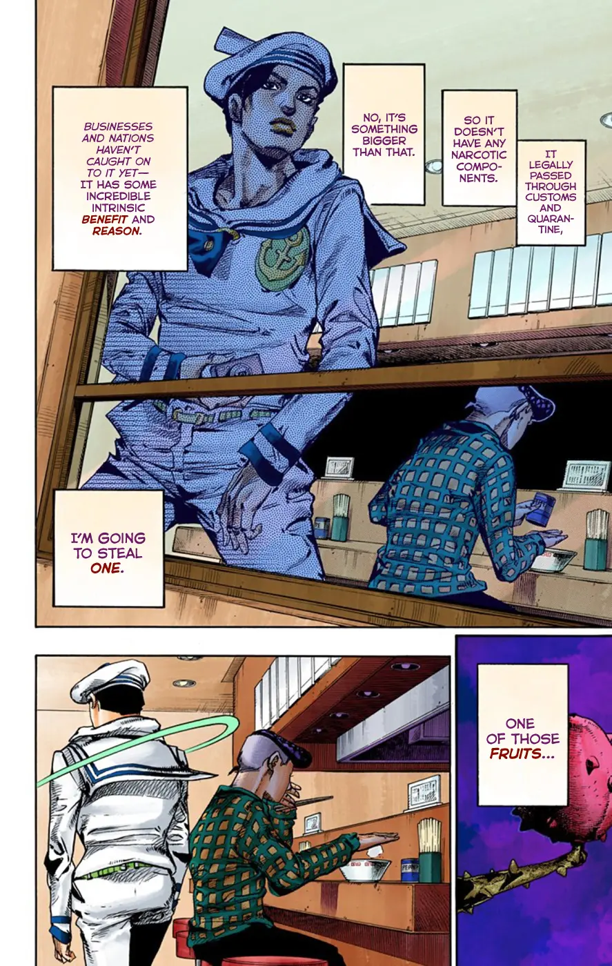 JoJo's Bizarre Adventure, Part 8: JoJolion Colored Manga — Chapter 49 — Page 34