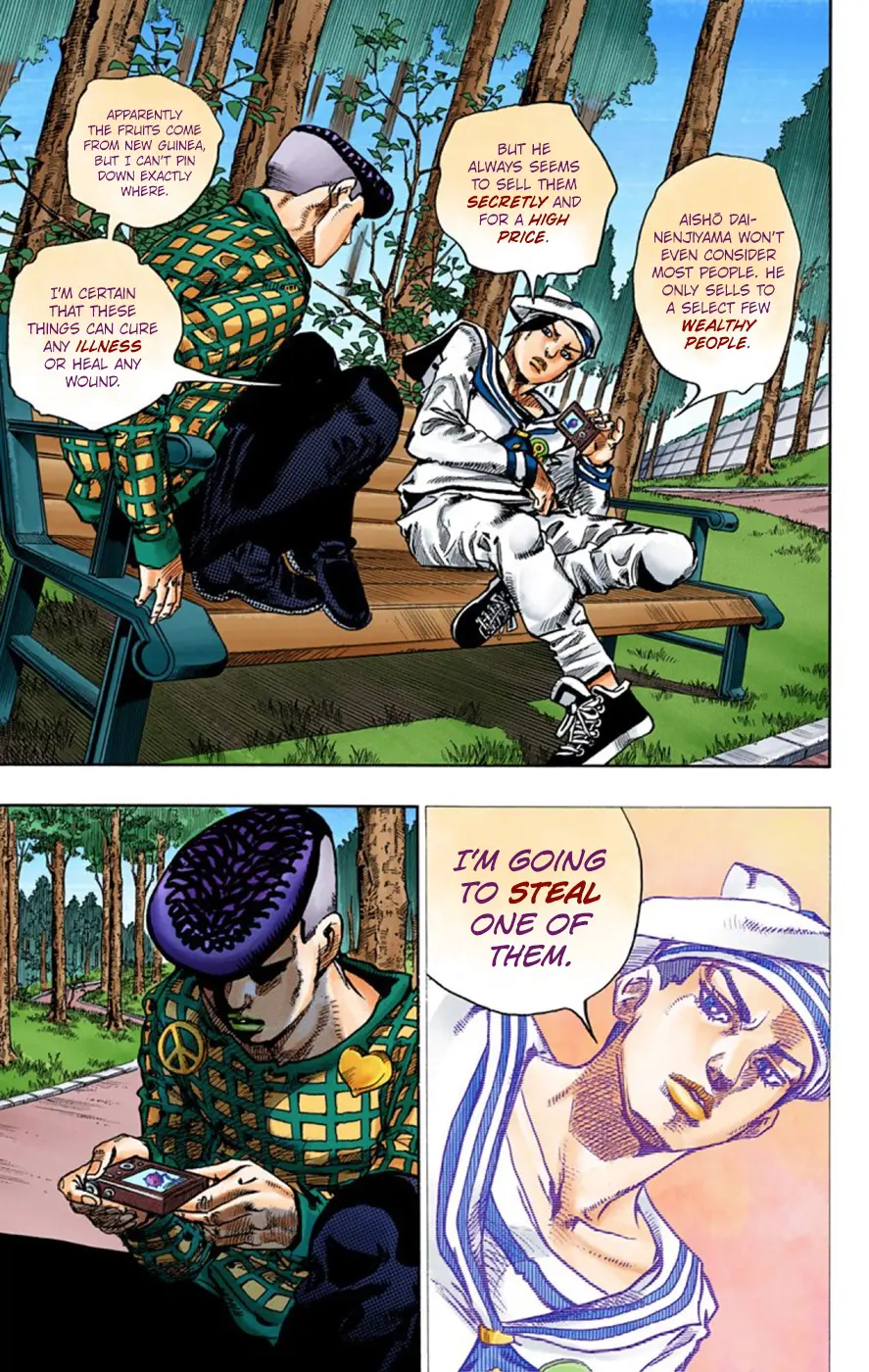 JoJo's Bizarre Adventure, Part 8: JoJolion Colored Manga — Chapter 50 — Page 22