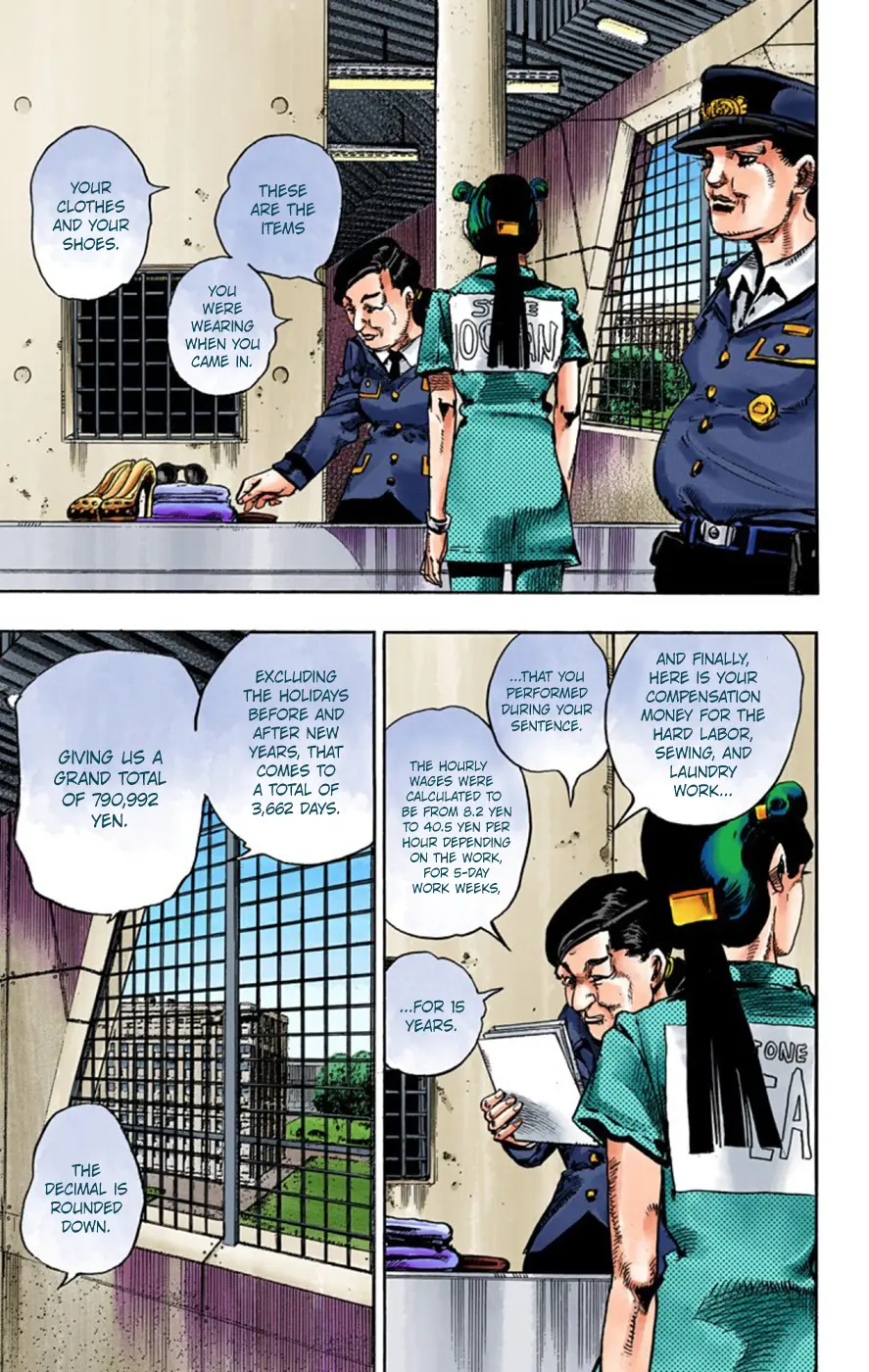 JoJo's Bizarre Adventure, Part 8: JoJolion Colored Manga — Chapter 55 — Page 32
