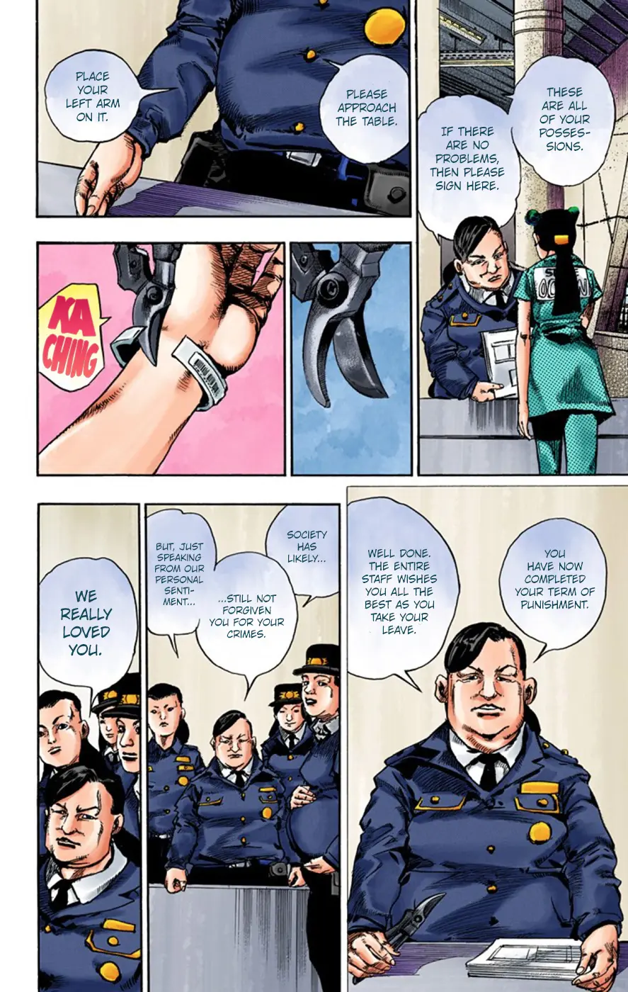 JoJo's Bizarre Adventure, Part 8: JoJolion Colored Manga — Chapter 55 — Page 33