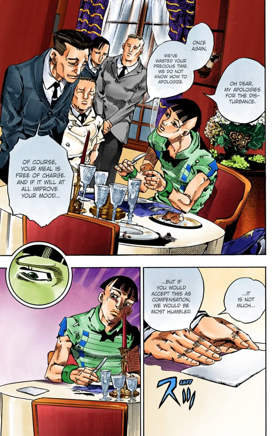 JoJo's Bizarre Adventure, Part 8: JoJolion Colored Manga — Chapter 56 — Page 23