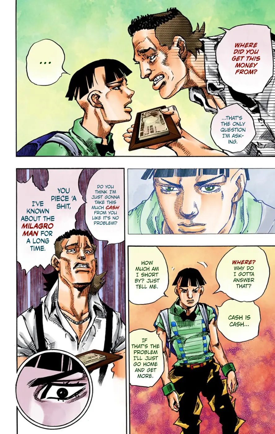 JoJo's Bizarre Adventure, Part 8: JoJolion Colored Manga — Chapter 56 — Page 30