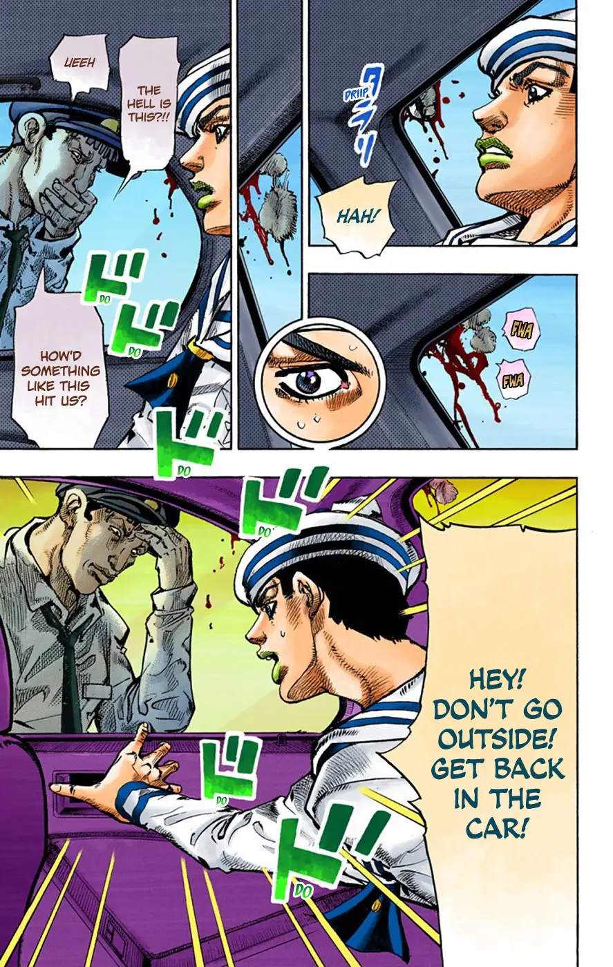JoJo's Bizarre Adventure, Part 8: JoJolion Colored Manga — Chapter 63 — Page 12