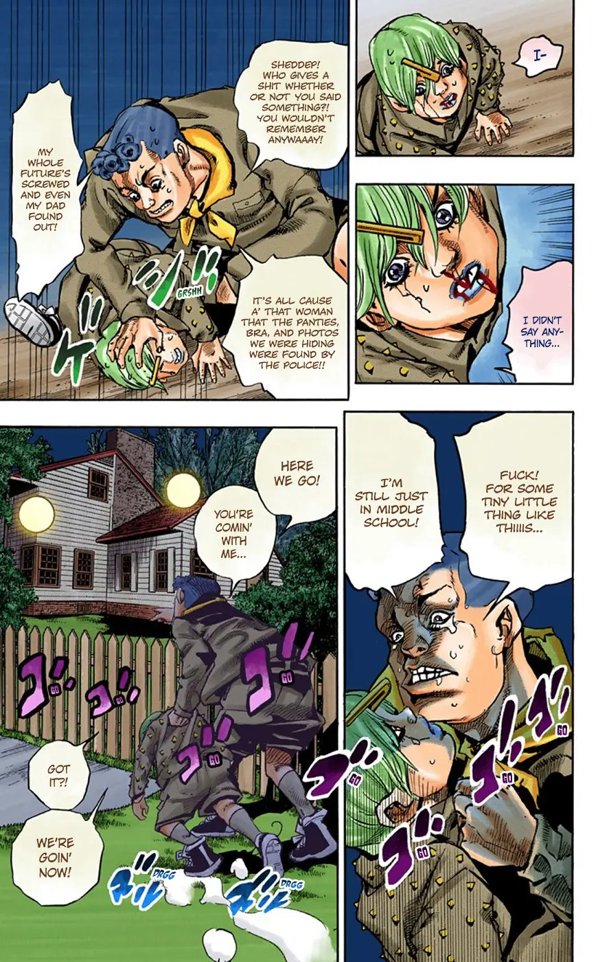 JoJo's Bizarre Adventure, Part 8: JoJolion Colored Manga — Chapter 64 — Page 13