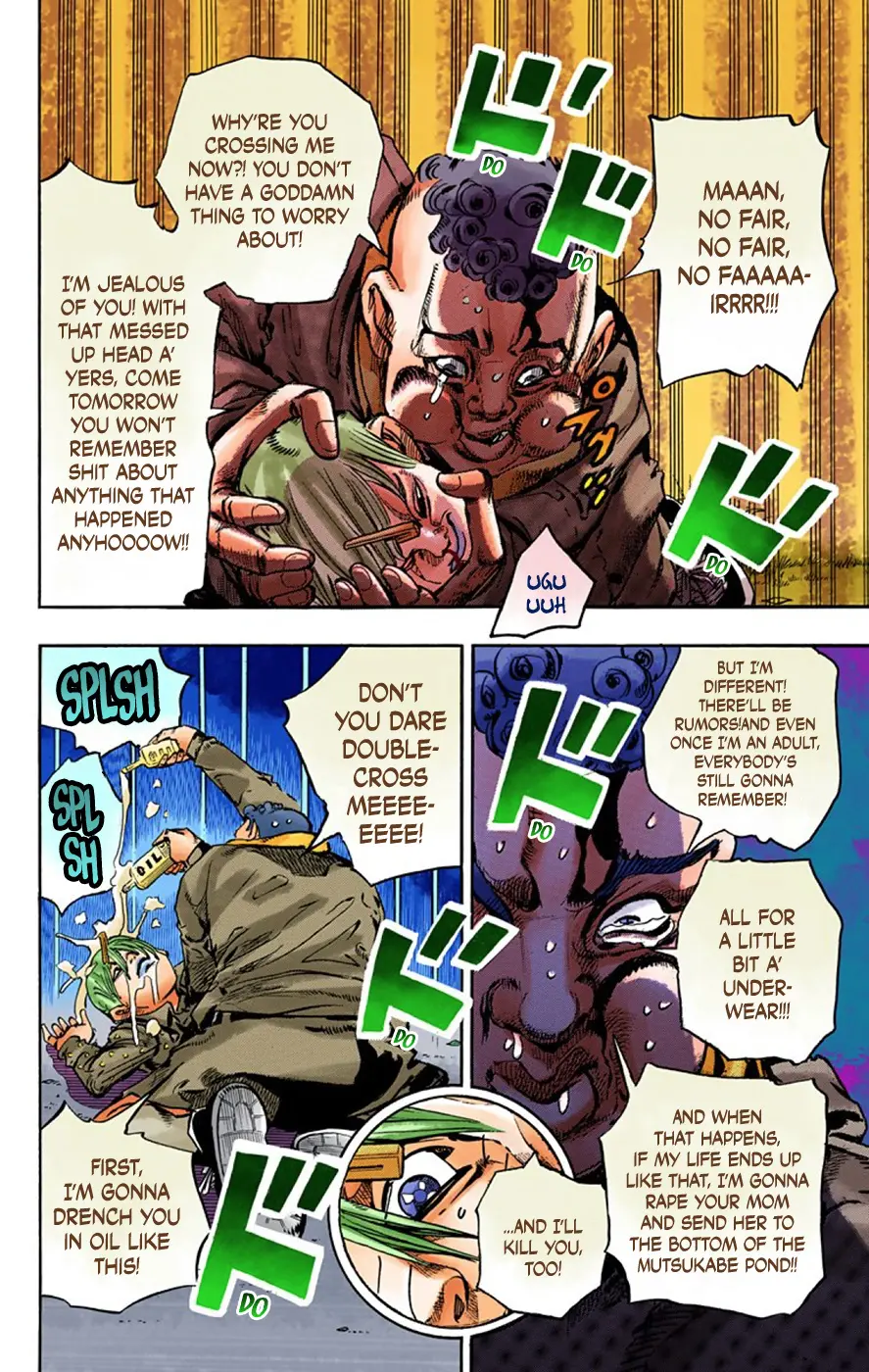 JoJo's Bizarre Adventure, Part 8: JoJolion Colored Manga — Chapter 64 — Page 16