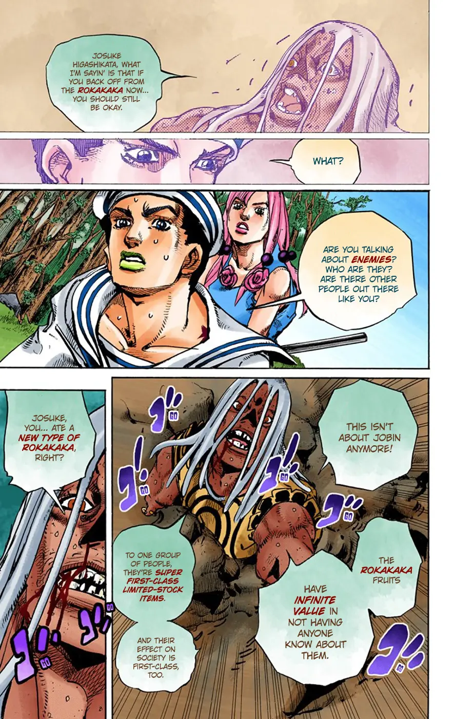 JoJo's Bizarre Adventure, Part 8: JoJolion Colored Manga — Chapter 64 — Page 34