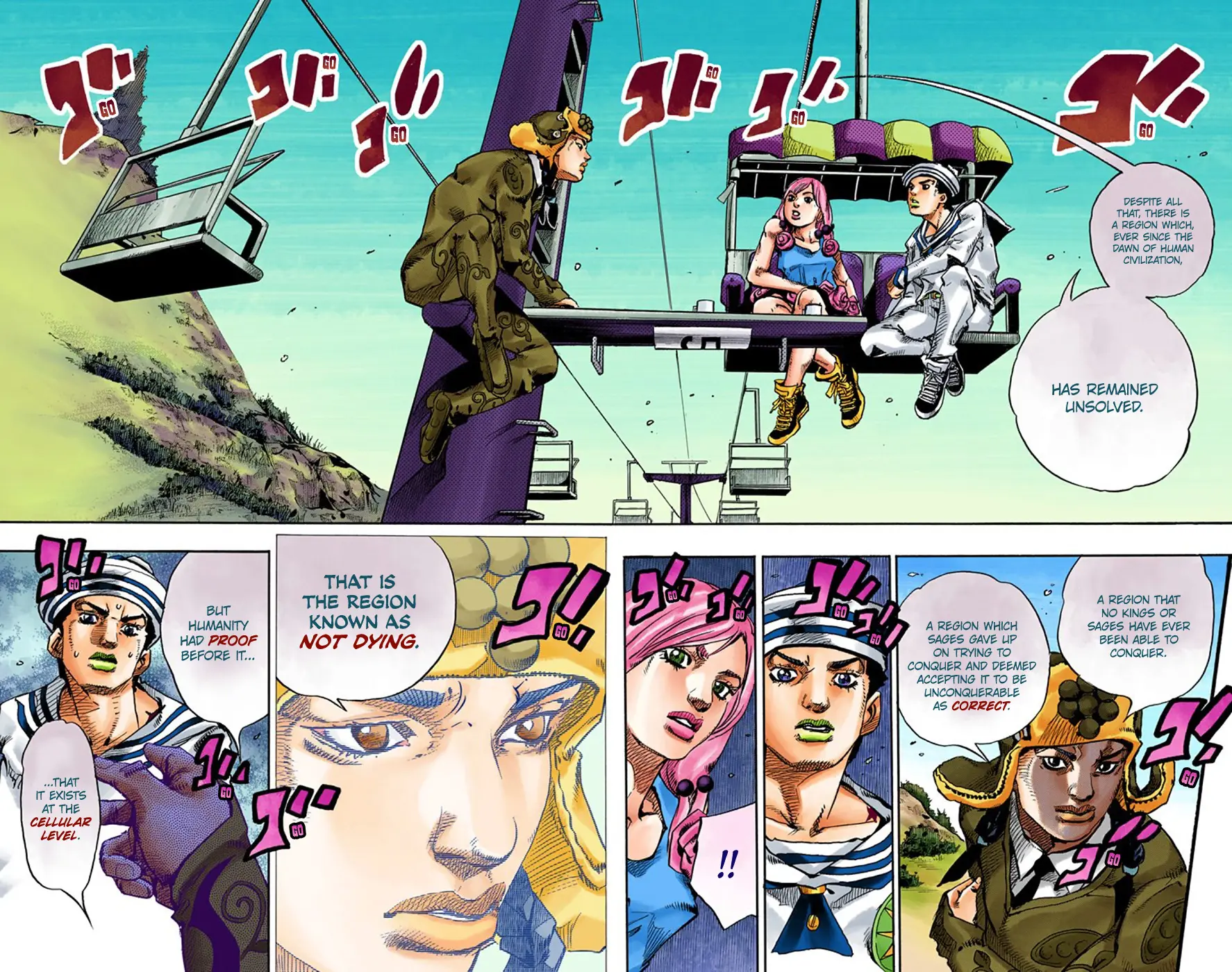 JoJo's Bizarre Adventure, Part 8: JoJolion Colored Manga — Chapter 66 — Page 10