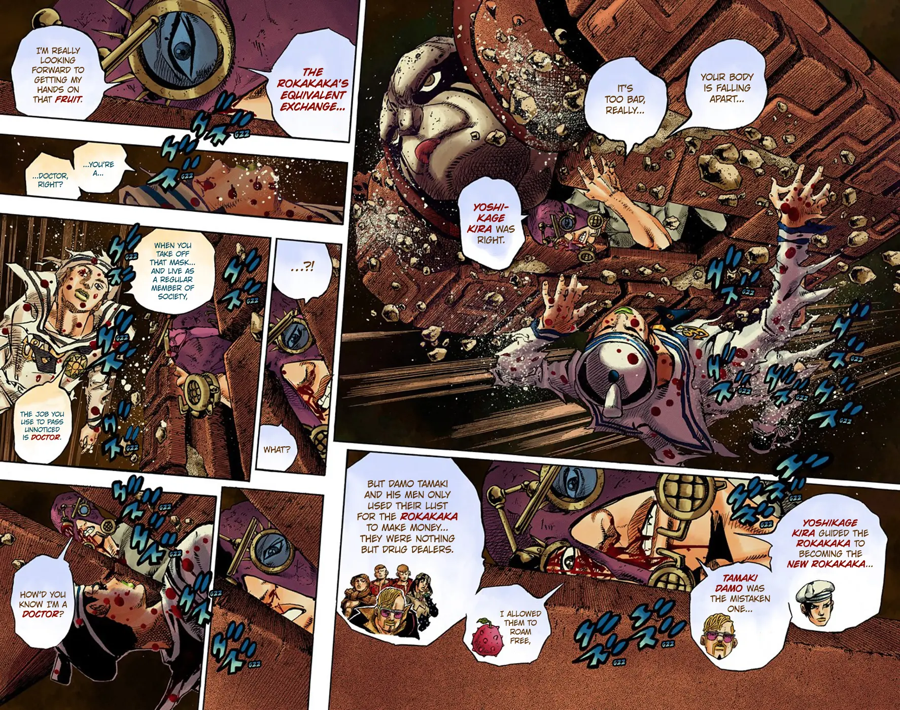 JoJo's Bizarre Adventure, Part 8: JoJolion Colored Manga — Chapter 70 — Page 4