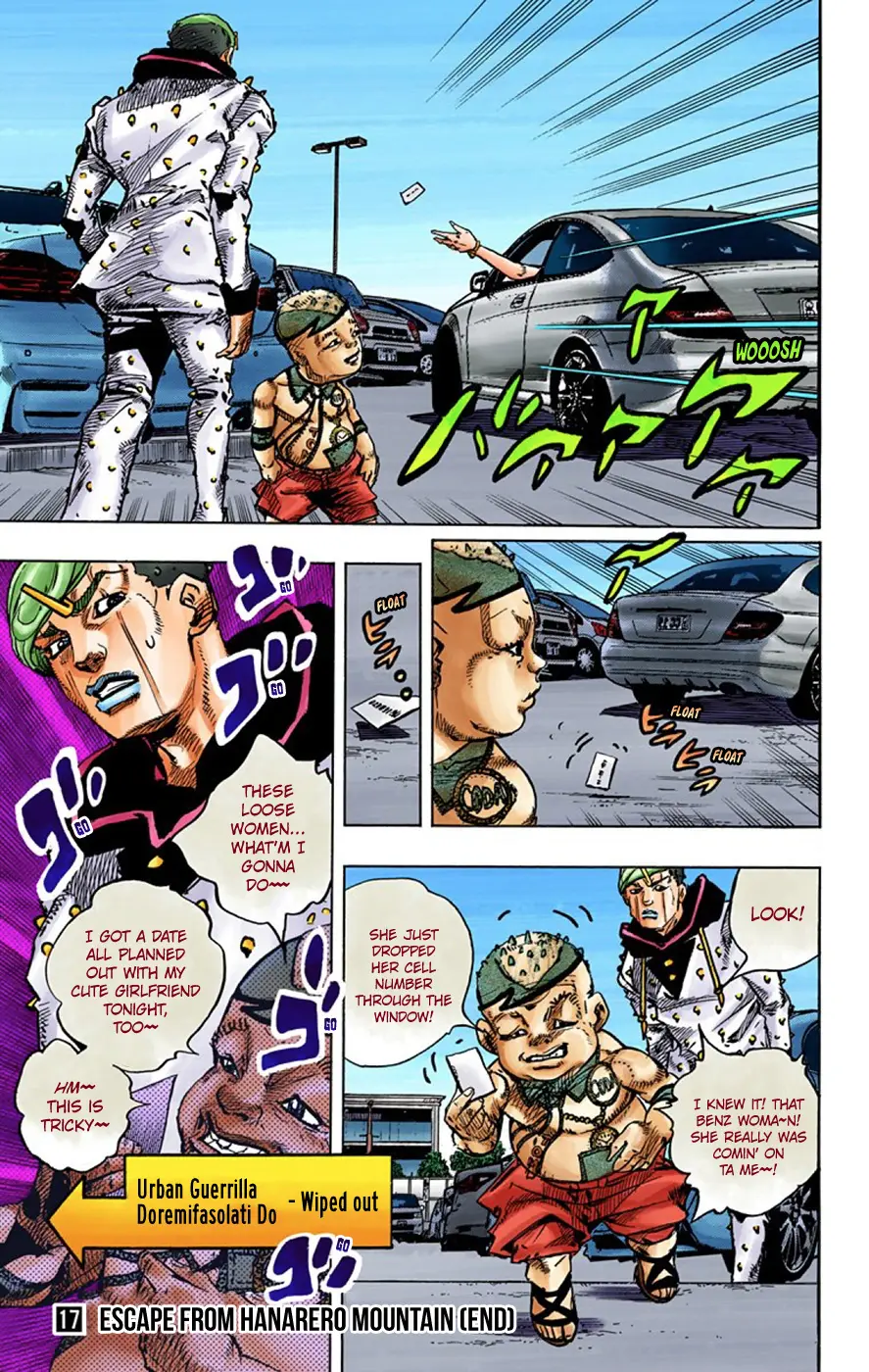 JoJo's Bizarre Adventure, Part 8: JoJolion Colored Manga — Chapter 70 — Page 35
