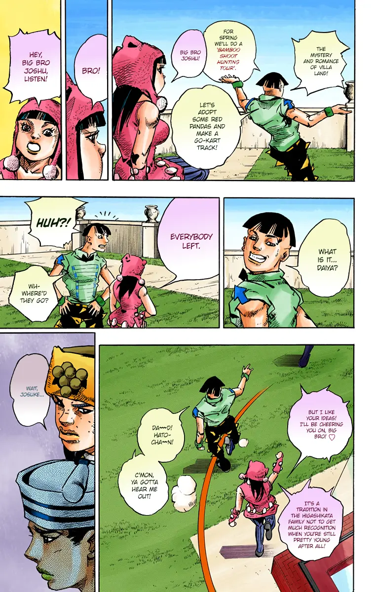 JoJo's Bizarre Adventure, Part 8: JoJolion Colored Manga — Chapter 77 — Page 11