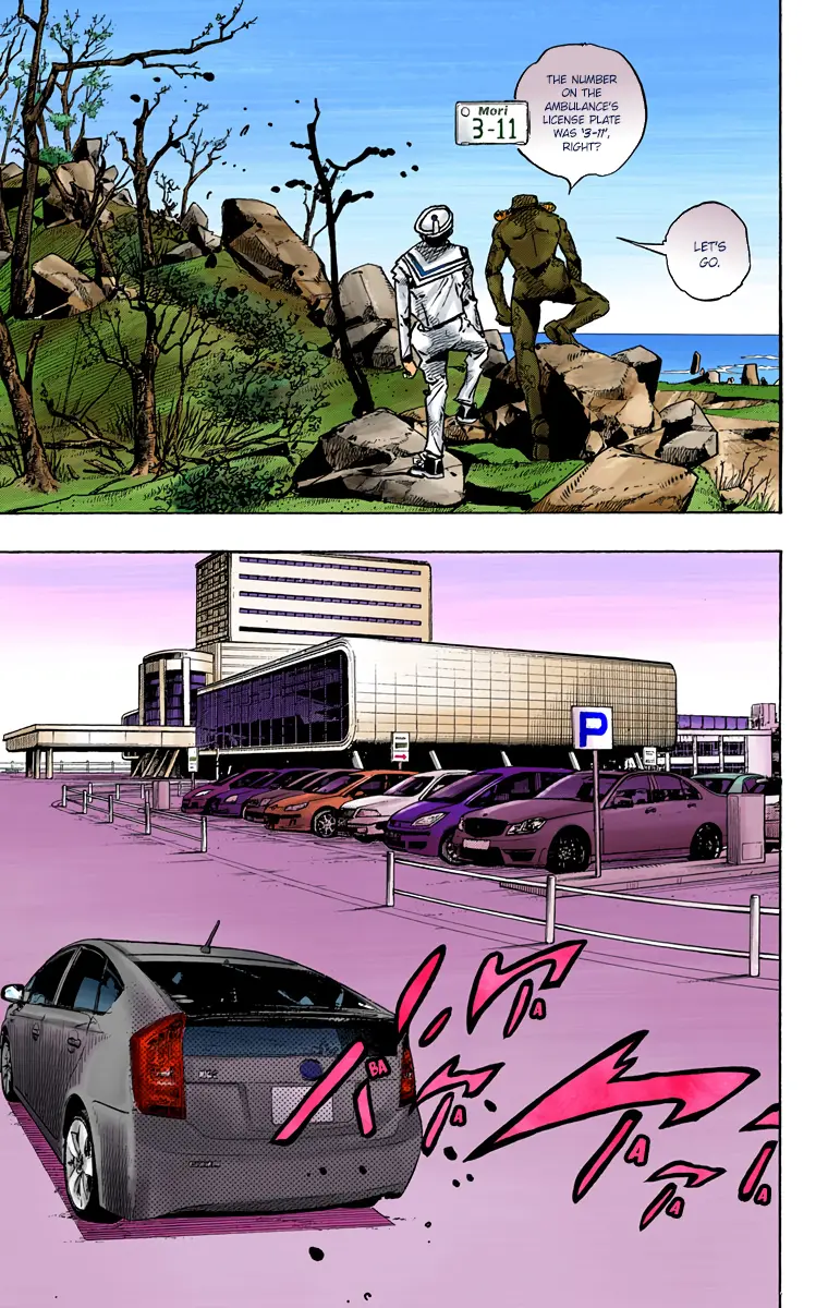 JoJo's Bizarre Adventure, Part 8: JoJolion Colored Manga — Chapter 77 — Page 15