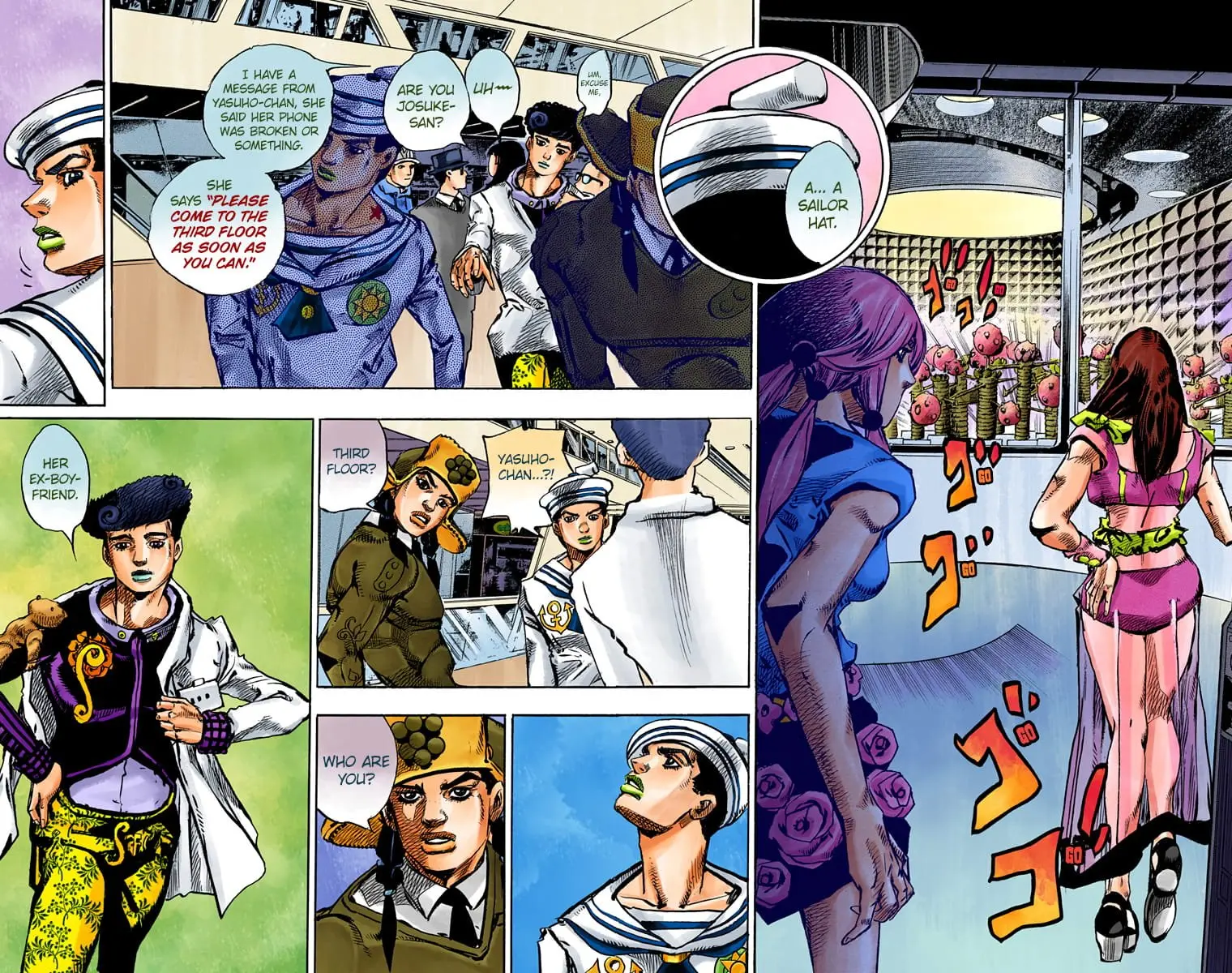 JoJo's Bizarre Adventure, Part 8: JoJolion Colored Manga — Chapter 81 — Page 38