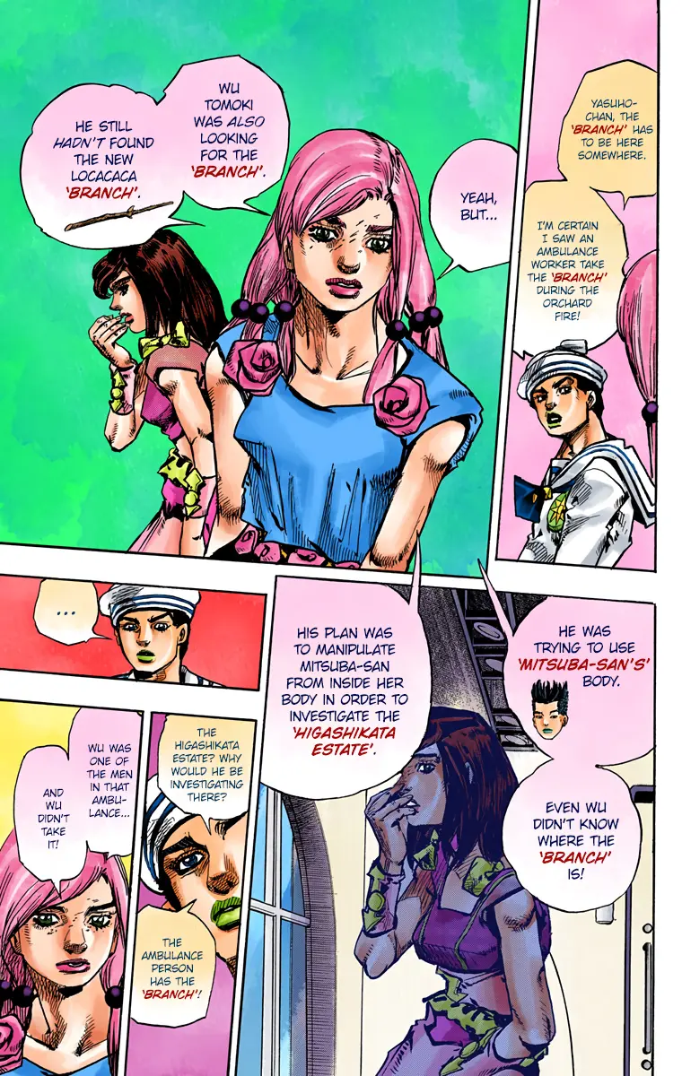 JoJo's Bizarre Adventure, Part 8: JoJolion Colored Manga — Chapter 82 — Page 33