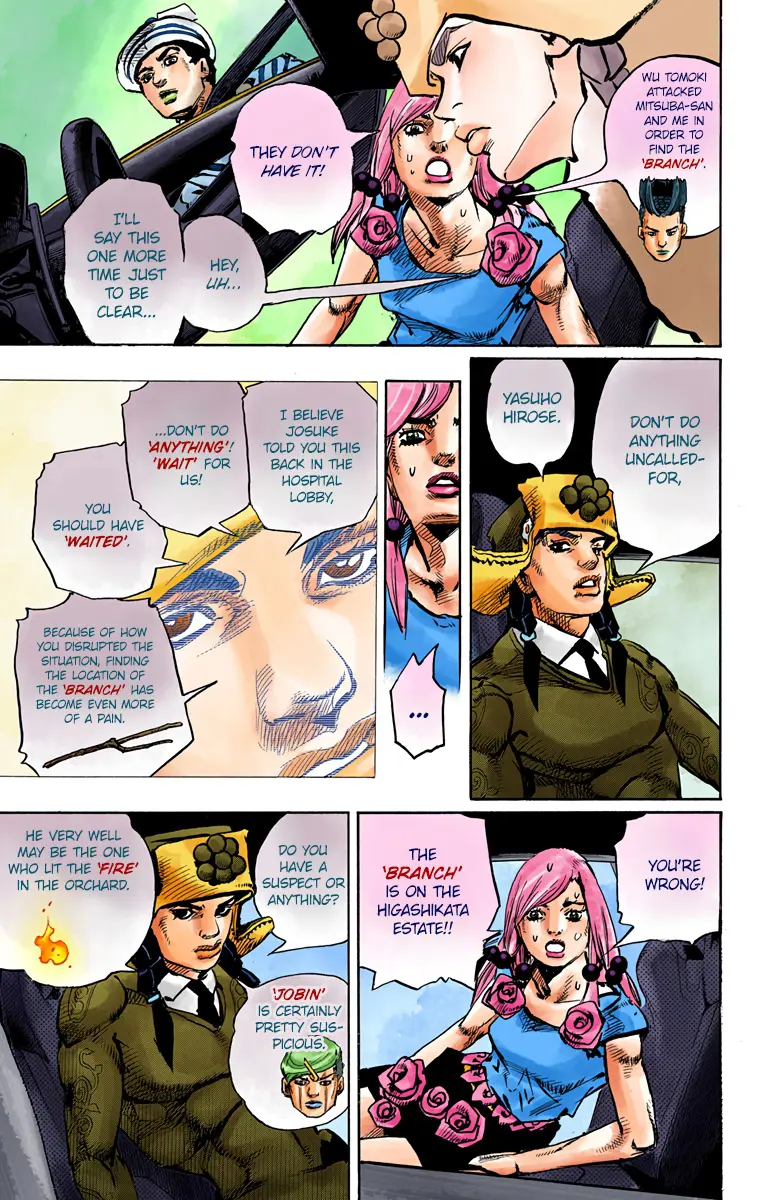 JoJo's Bizarre Adventure, Part 8: JoJolion Colored Manga — Chapter 83 — Page 11