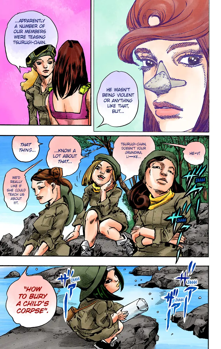 JoJo's Bizarre Adventure, Part 8: JoJolion Colored Manga — Chapter 83 — Page 36