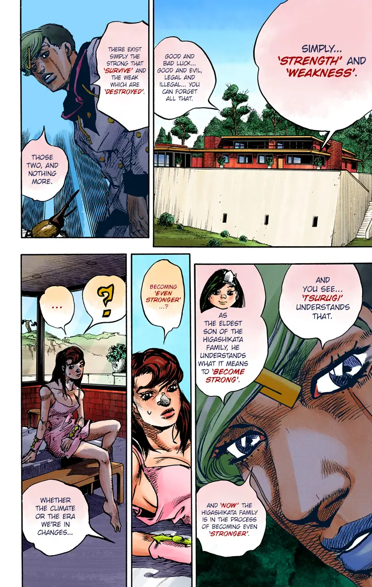 JoJo's Bizarre Adventure, Part 8: JoJolion Colored Manga — Chapter 85 — Page 11